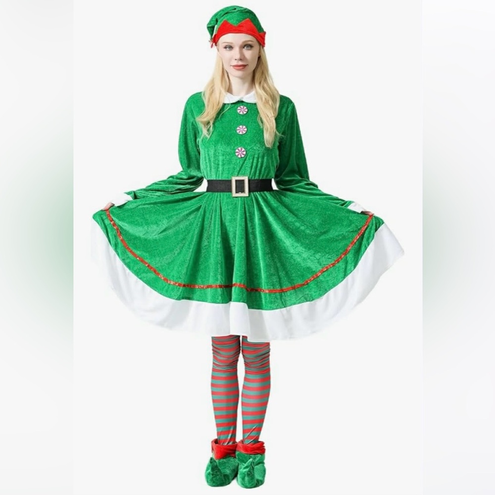 Holiday Elf Costume- Women size L NWT
